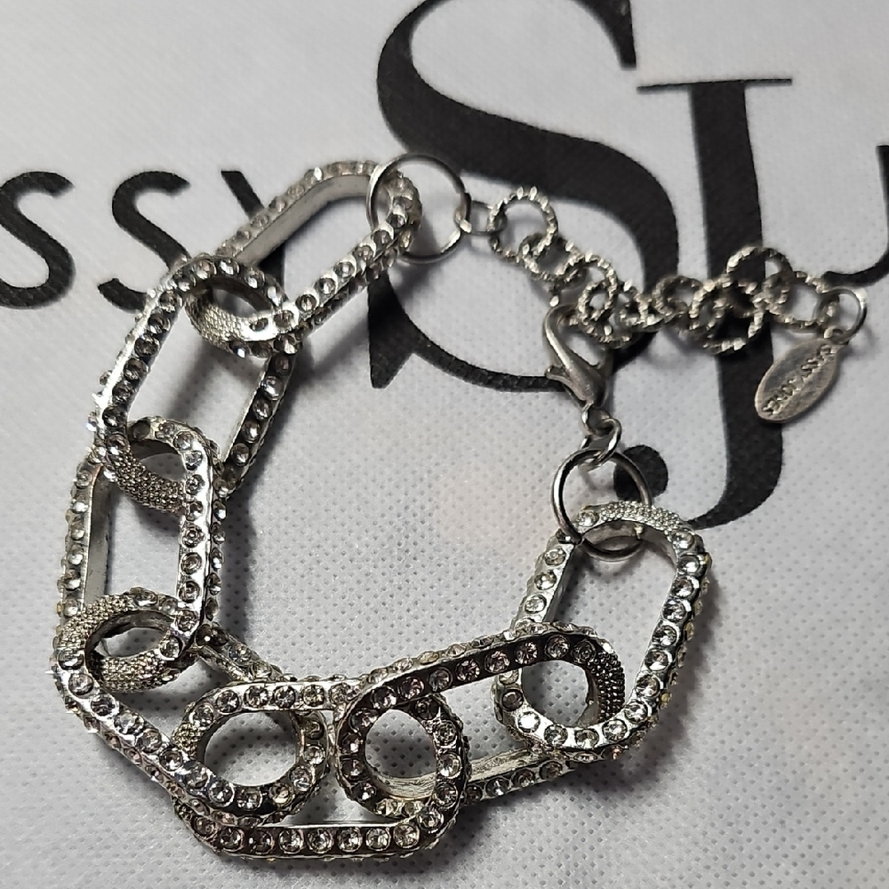 Sassy Jones Sparkling Silver Bracelet